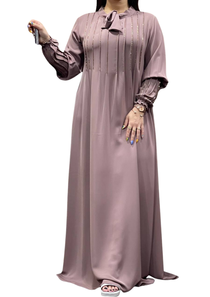 Abaya con Hijab molto elegante